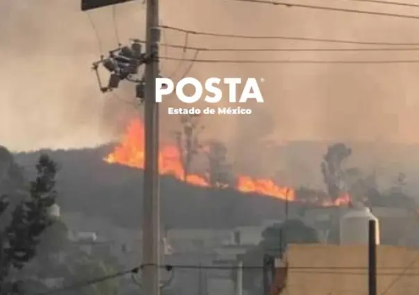 Se quema cerro en Cuautitlán Izcalli (VIDEO)