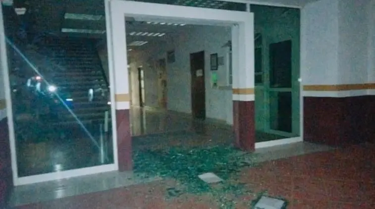 Vandalizan oficinas federales en Ciudad Victoria