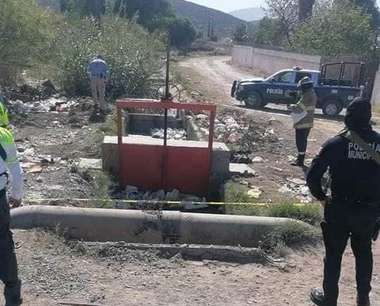 El cuerpo de una persona fue encontrada en la interconexión de la obra Agua Saludable. Foto: Especial.