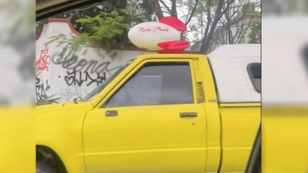 Captan camioneta de Pizza Planet en Monterrey, ¿la has visto?