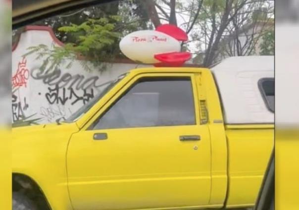 Captan camioneta de Pizza Planet en Monterrey, ¿la has visto?