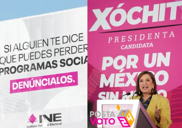 Pide Xóchitl Gálvez reunión con el INE; acusa que propaganda beneficia a Claudia