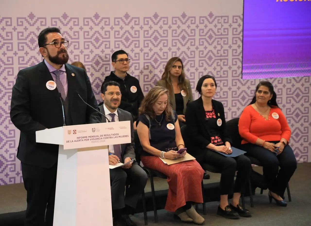 FGJ resalta baja de feminicidios en Ciudad de México. Foto: @FiscaliaCDMX