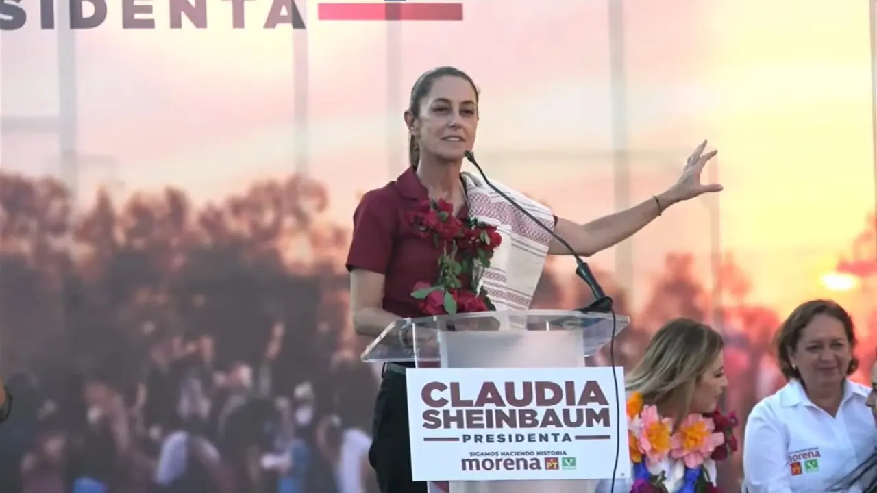 Asegura Sheinbaum que nadie mas que ella gobernará México, si gana