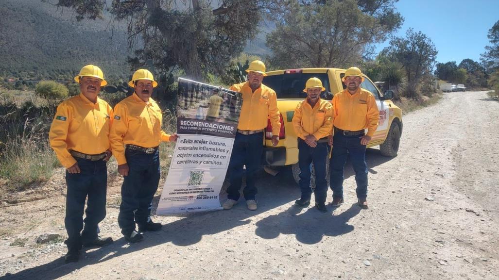 Refuerzan acciones en Arteaga para alertar sobre incendios forestales