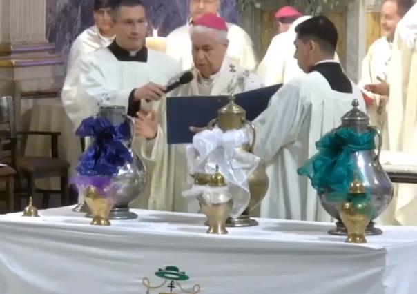 Misa crismal en la Basílica de Nuestra Señora del Roble ¿Cuál es su significado?