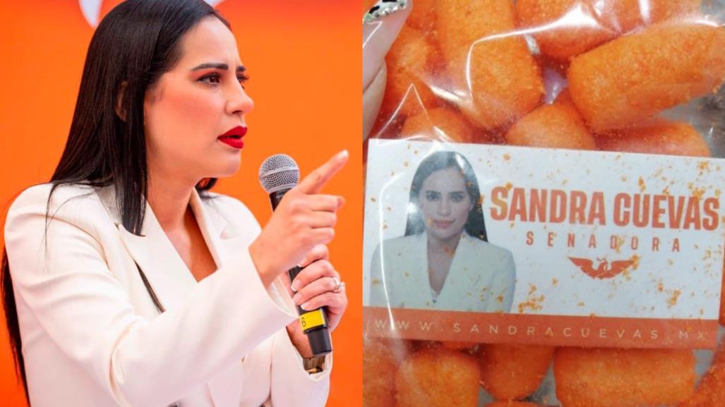 ¡Ponle salsa!, critican a Sandra Cuevas por regalar chetos electorales