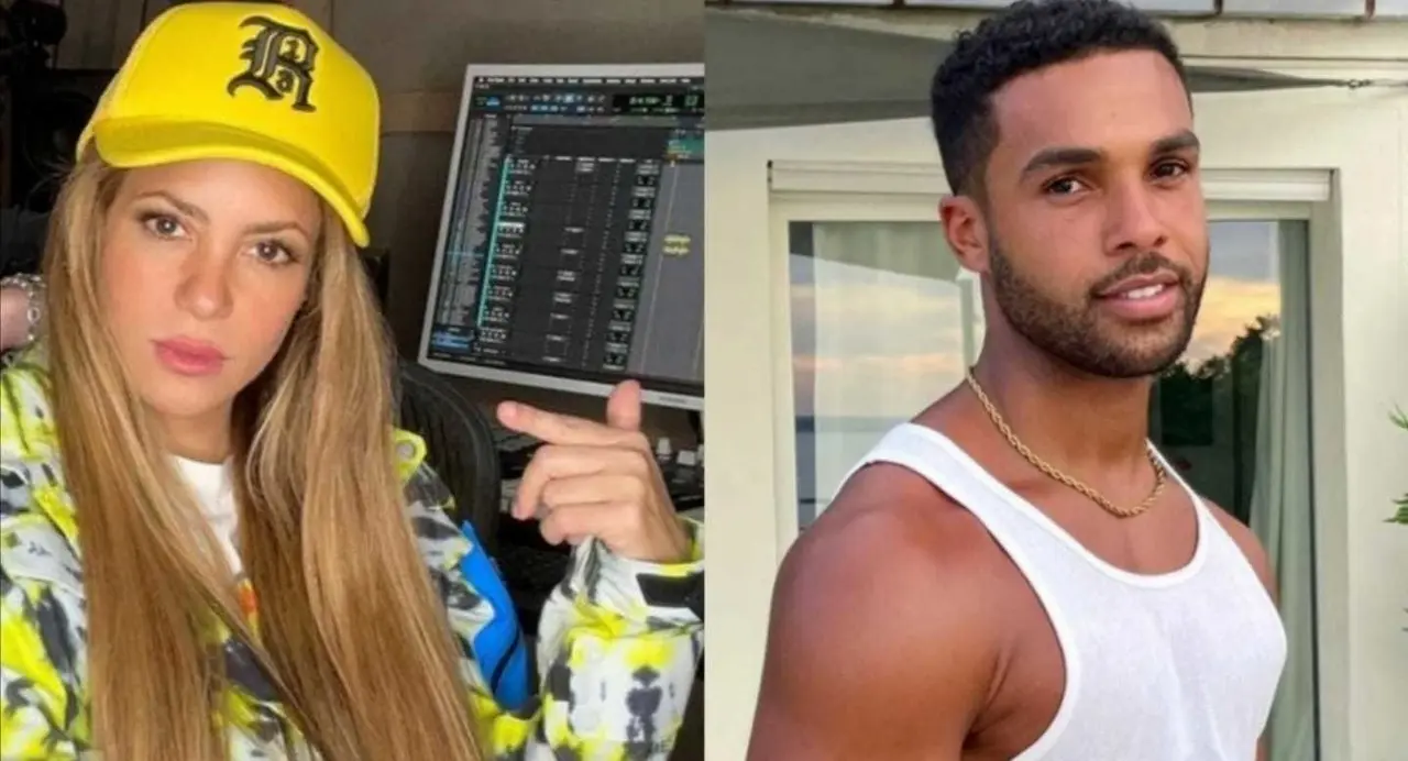 Shakira y Lucien Laviscount subieron la temperatura en el video de Puntería. Fotos: Instagram