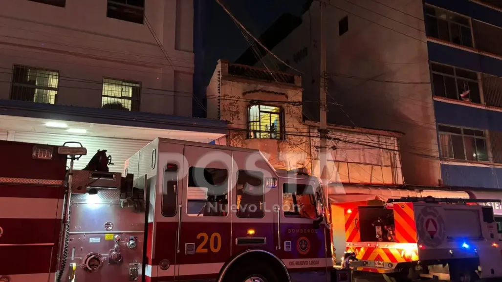 Se incendia departamento de haitianos en centro de Monterrey