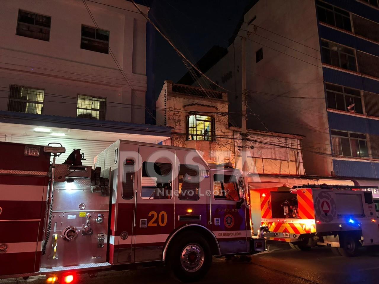 Se incendia departamento de haitianos en centro de Monterrey