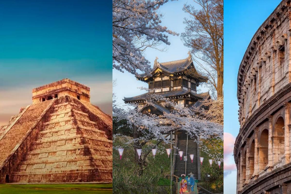 Yucatán, Japón, Roma. Foto tomada de: (Instagram) @aeromexico y @eldocetv