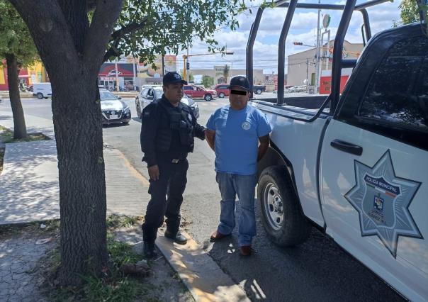 Detienen a sujeto por amenazas en la colonia Hacienda Real de Juárez