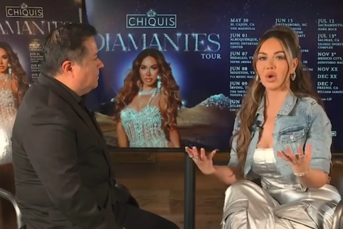 Chiquis Rivera en entrevista. Foto tomada de: POSTA MÉXICO