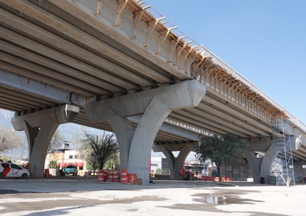 Avanza 65% la construcción del Mega Puente Díaz Ordaz-Ordóñez en Santa Catarina