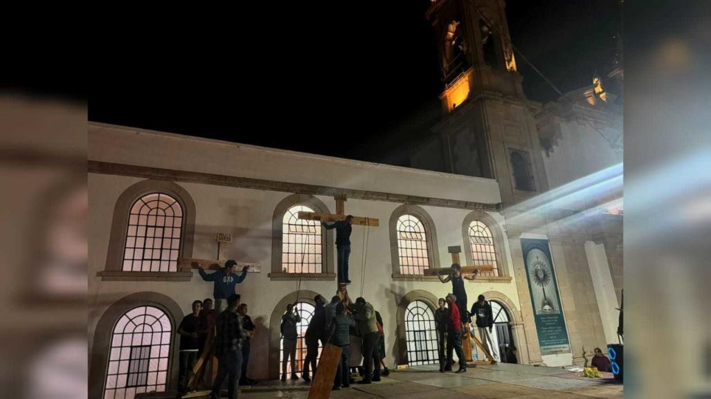 ¡Todo listo para el viacrucis del Templo de Nuestra Señora de los Ángeles!