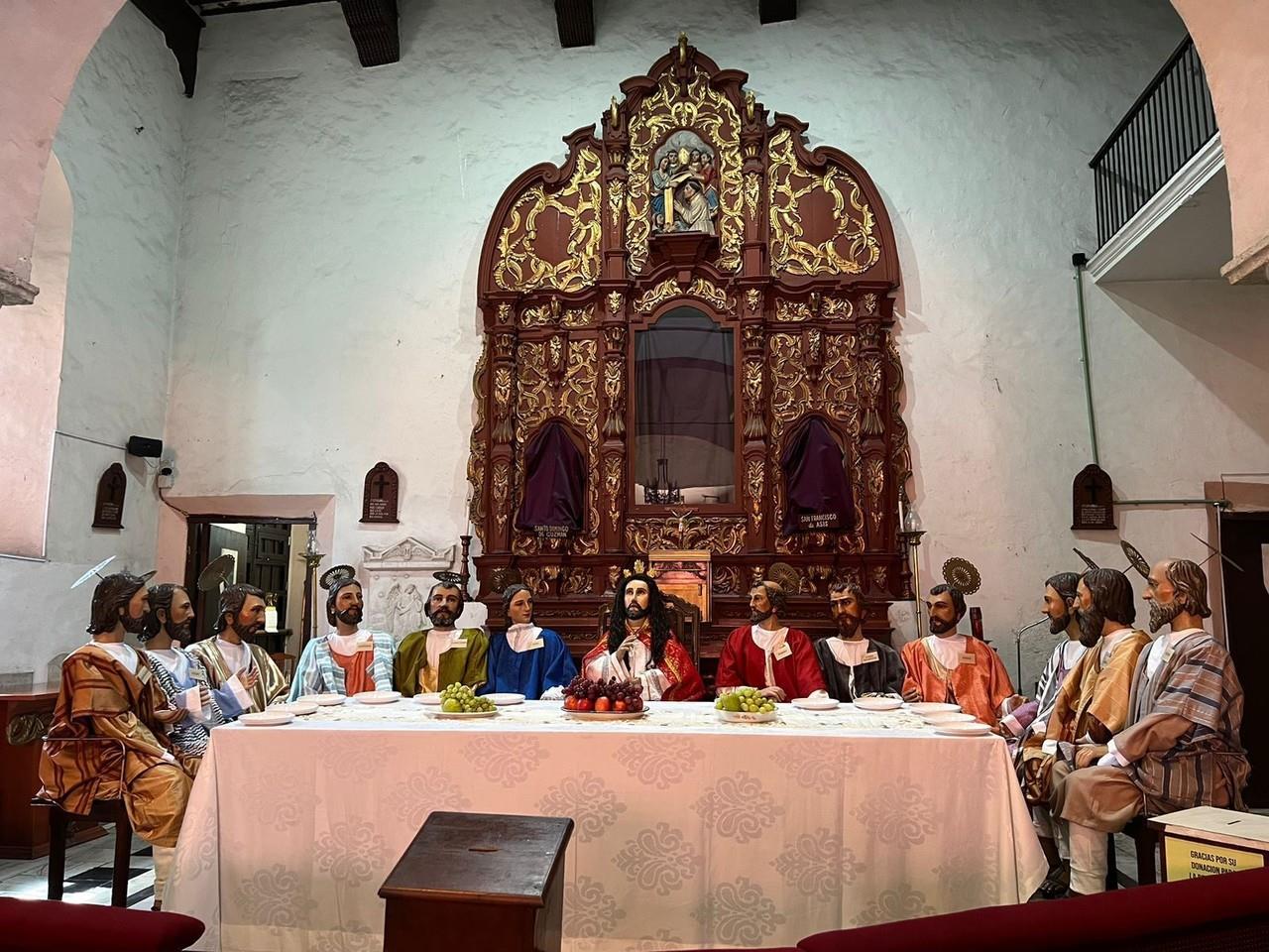 Exposición de la “Última Cena”. Foto: Irving Gil