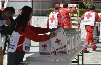 Cruz Roja Mexicana abre centro de acopio en Toluca para apoyar a brigadistas