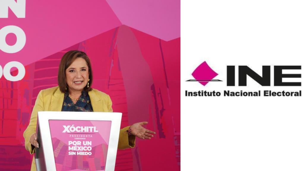 Xóchitl Gálvez se enfrasca en polémica por uso indebido de la imagen del INE