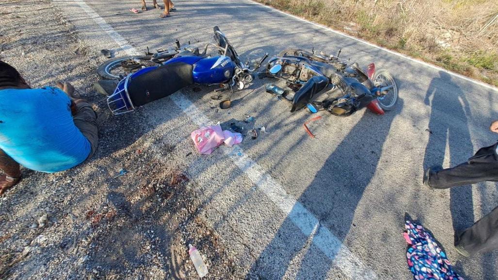 Conductor ebrio impacta motocicleta familiar y deja a bebé herida en accidente