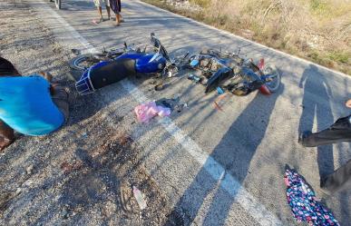 Conductor ebrio impacta motocicleta familiar y deja a bebé herida en accidente