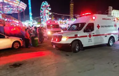 Ocho lesionados al caer juego mecánico en la Feria de Valles