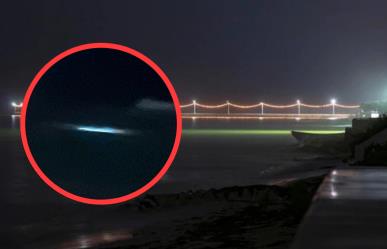 Captan extraña luz en el mar de Chicxulub Puerto en Yucatán