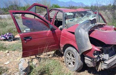 Choque deja siete lesionados en Villaldama, Nuevo León