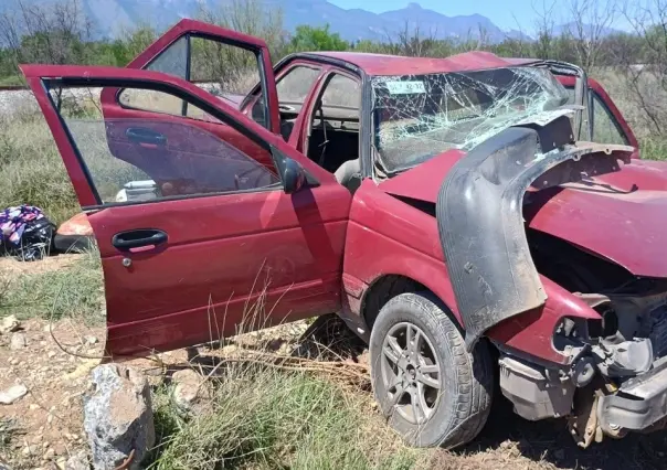 Choque deja siete lesionados en Villaldama, Nuevo León