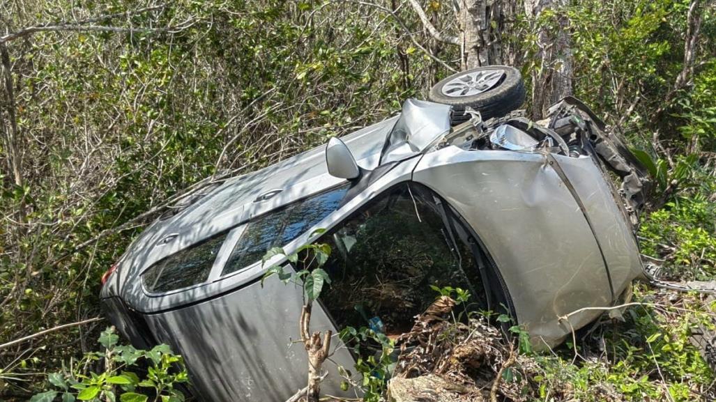 Terminan abruptamente su paseo a Celestún por un accidente