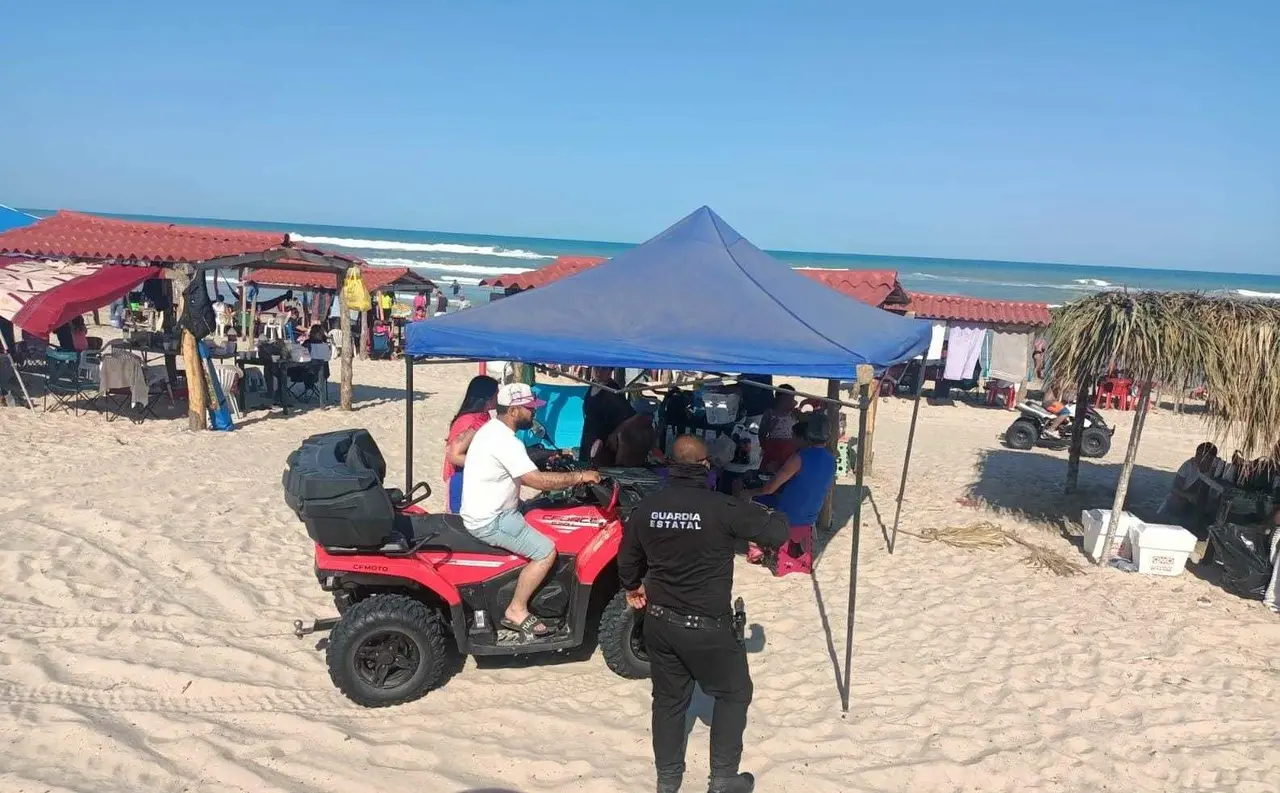 Seguridad garantizada para vacacionistas en La Pesca
