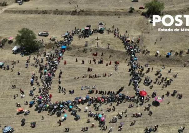 Más de 25 mil personas acuden al Viacrucis en Tecámac (VIDEO)