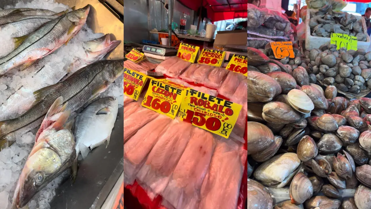 Guía para comprar los productos del mar más frescos en el mercado La Nueva Viga. Foto: Laura Ávila