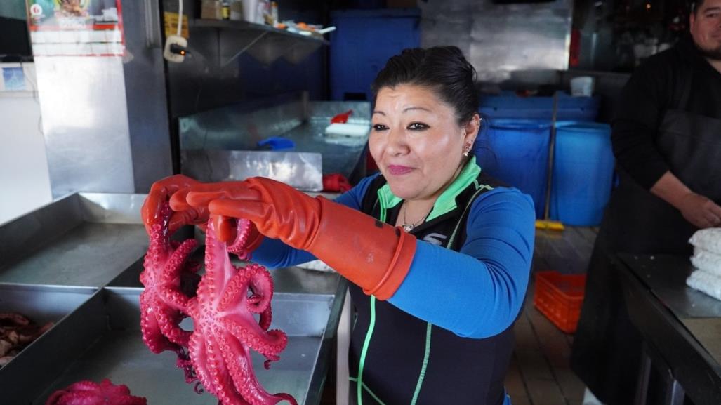 Abasto garantizado de pulpo y ostión durante Semana Santa