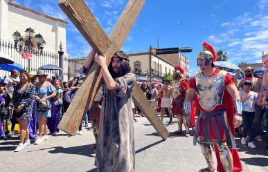 Actor de 23 años interpretó a Jesús en Viacrucis más popular en Durango