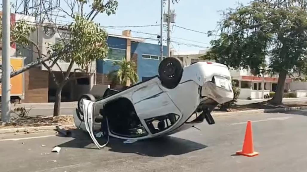 Se fuga tras ser responsable de un accidente en la colonia México de Mérida