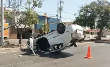 Se fuga tras ser responsable de un accidente en la colonia México de Mérida