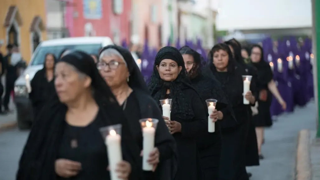 Viernes Santo en Viesca, tradiciones religiosas sorprenden a visitantes