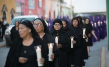 Viernes Santo en Viesca, tradiciones religiosas sorprenden a visitantes