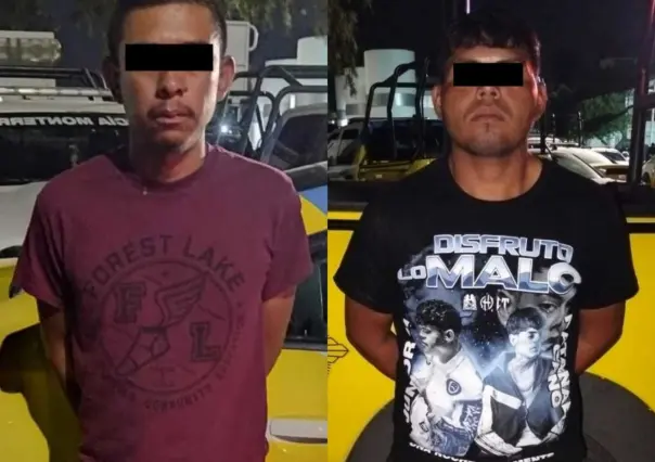 Arrestan a dos hombres con droga en área del Mercado Juárez