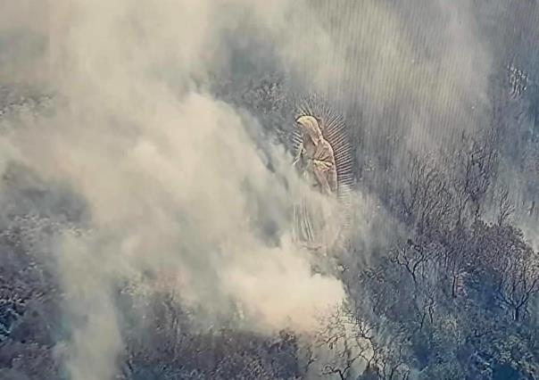 Garantizan seguridad a peregrinos en su paso por Ocuilan, pese a incendios