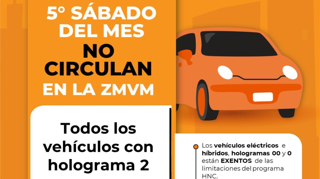 ¿Sábado de Gloria y de multa?, que no te sorprenda el Hoy No Circula