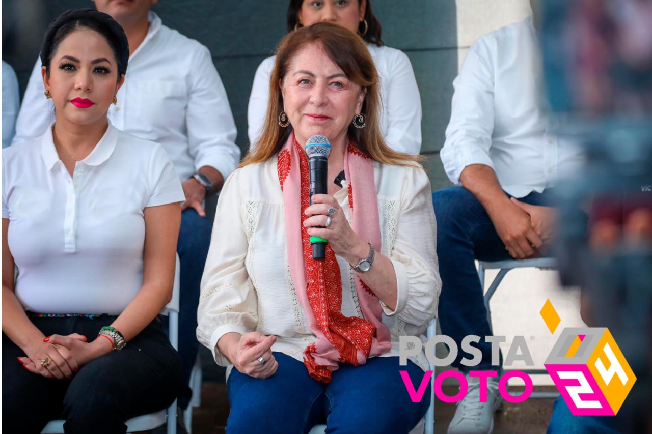 Margarita González Saravia aseguró que arrancará su campaña con una importante ventaja en las preferencias electorales. Foto: Redes Sociales