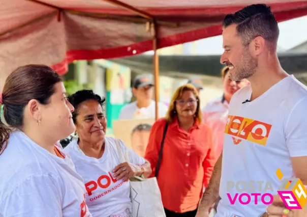 Polo Deschamps promete en Veracruz ayuda a los más de 5 millones de pobres