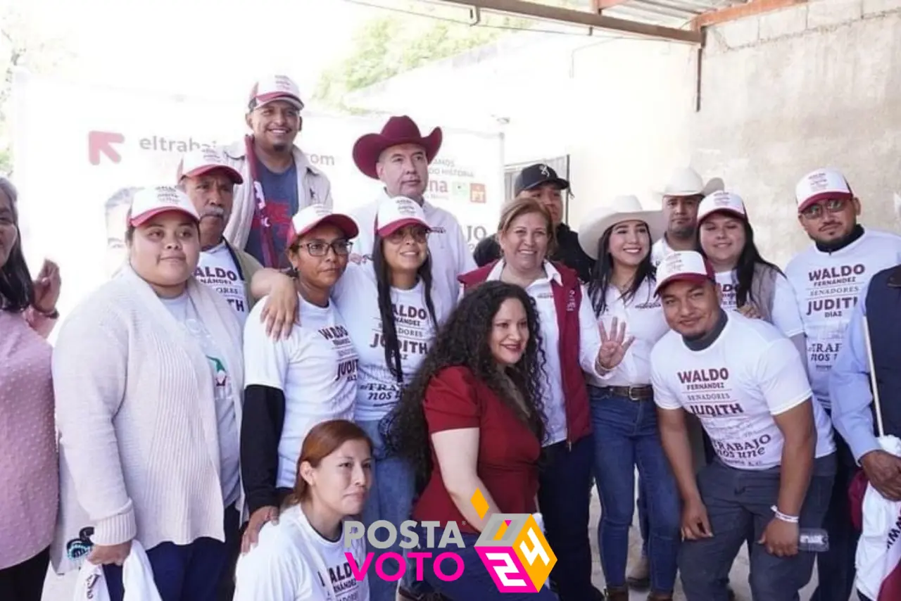 Destacan Waldo Fernández y Judith Díaz su recorrido de 24 municipios de NL. Foto: Especial