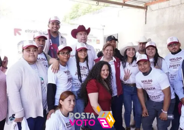 Destacan Waldo Fernández y Judith Díaz su recorrido de 24 municipios de NL