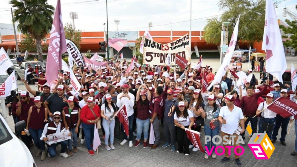 Se reúne Olga Sosa con jóvenes de Victoria