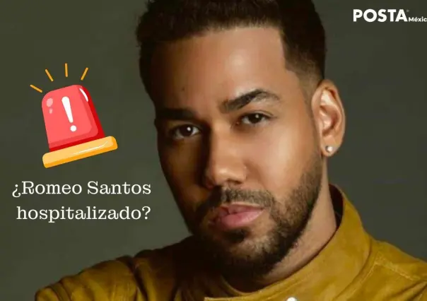 ¿Romeo Santos en el hospital?