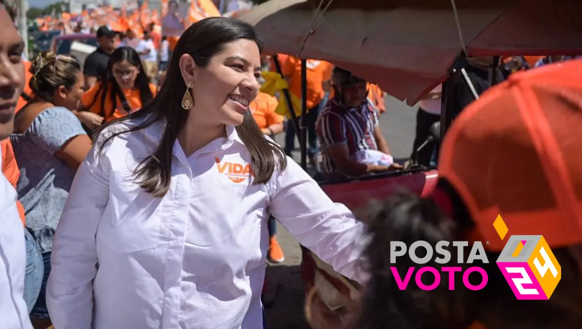 Vida Gómez participó en una plantación de árboles Fotos: Cortesía