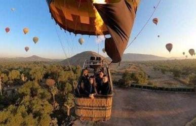 Globos aerostáticos en Teotihuacán retoman el vuelo a un año de la tragedia