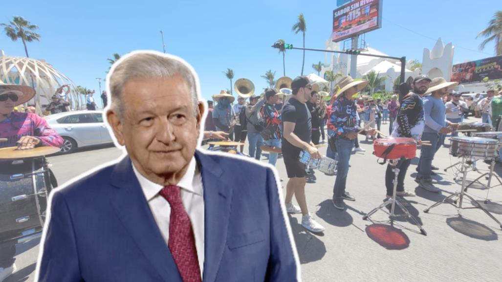 Esto dijo AMLO sobre polémica por bandas en Mazatlán